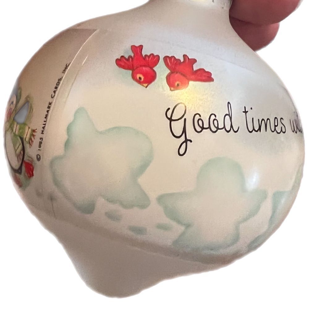 Vintage Hallmark Keepsake Ornament. 1985. “Good Friends” w/ Box. Rare!